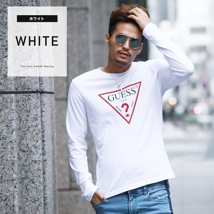 ◇GUESS ロゴプリントロンT◇[品番：JG000009945]｜JIGGYS SHOP