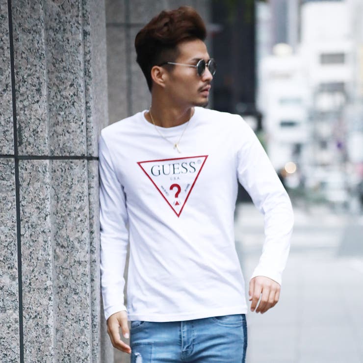◇GUESS ロゴプリントロンT◇[品番：JG000009945]｜JIGGYS SHOP