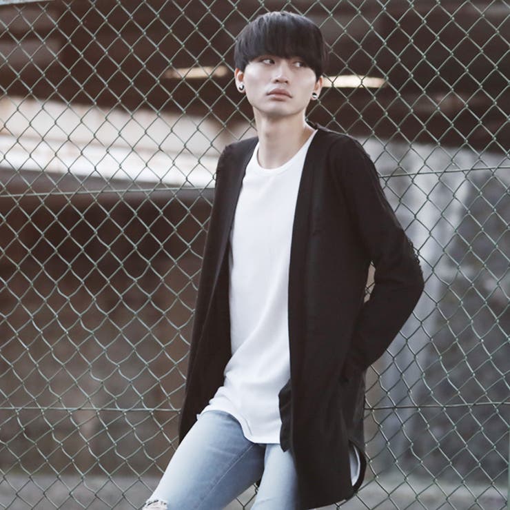 ◇SEANA(シーナ)ワッフル針抜きロング丈Tシャツ◇[品番