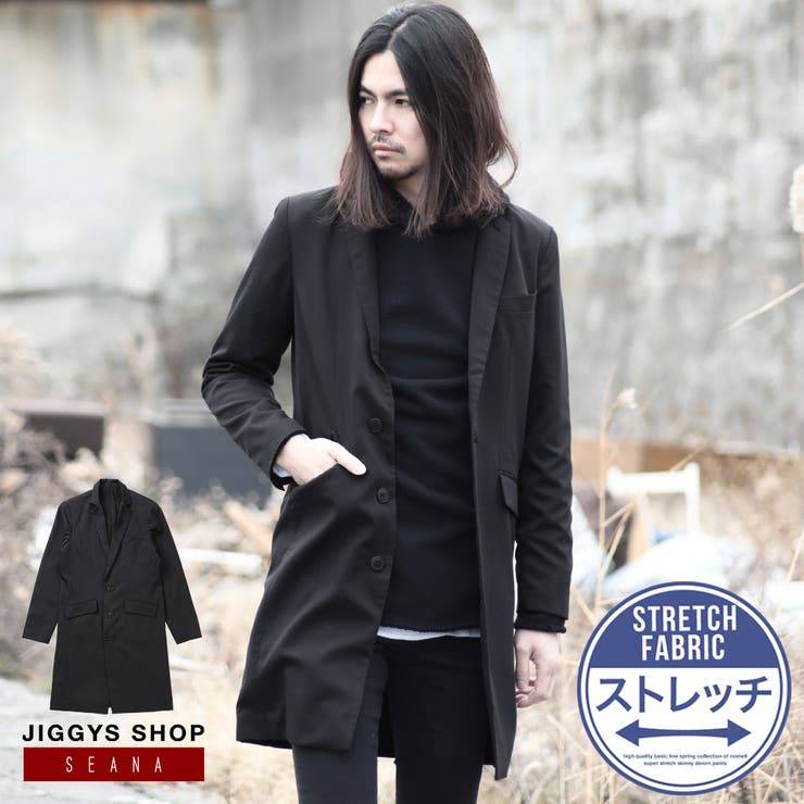 ◇SEANA(シーナ)TRストレッチロングチェスターコート◇[品番 