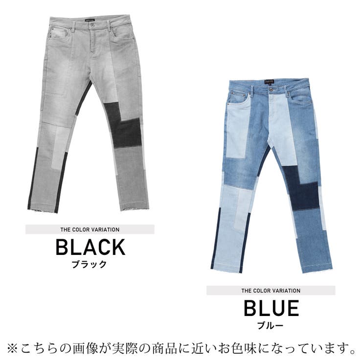 ◇パッチワークデニム◇[品番：JG000011217]｜JIGGYS SHOP