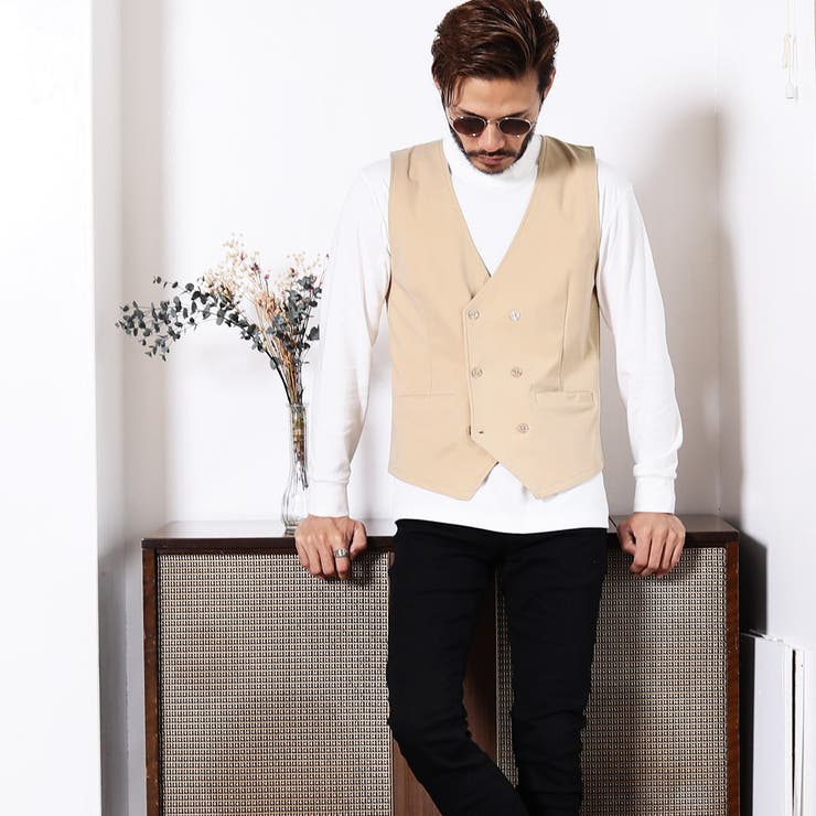 定番◆NIIRUS(ニールス)強撚糸ダブルベスト◆ | JIGGYS SHOP | 詳細画像10 