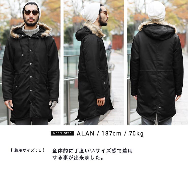 定番◇中綿モッズコート◇[品番：JG000011680]｜JIGGYS SHOP（ジギーズ