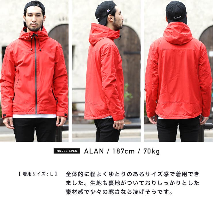 定番◆防風撥水ストレッチ止水ZIPマウンテンパーカー◆