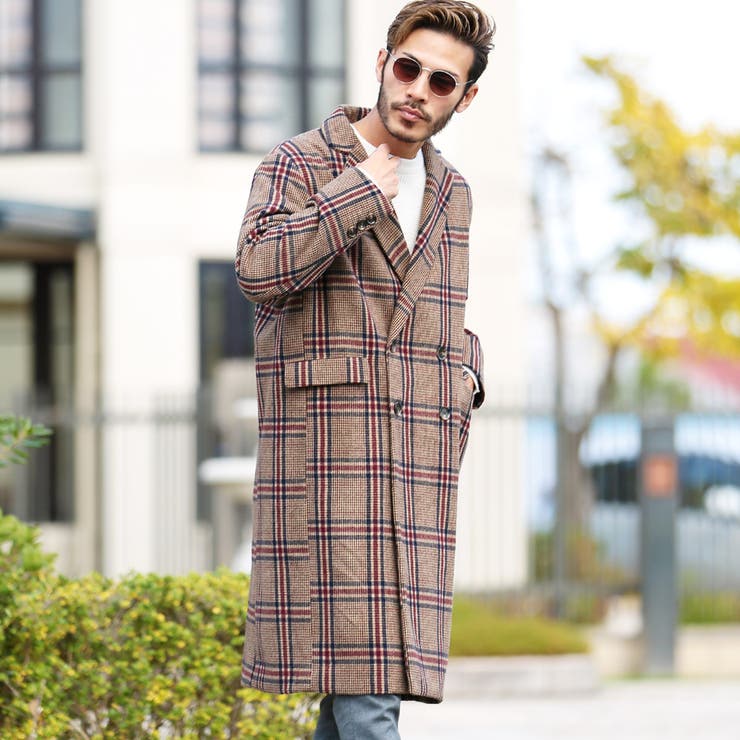 定番◇ダブルブレストチェスターコート◇[品番：JG000011765]｜JIGGYS