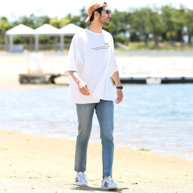  Man 韓国 ポップアップ Tシャツ　Lサイズ 大きいサイズ メンズ A-Slash (スラッシュ) 風神雷神 刺繍