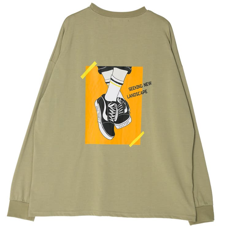 定番 韓国 バックプリント スケボー スニーカーバックプリントプリントロンt 品番 Jg Jiggys Shop ジギーズショップ のメンズファッション通販 Shoplist ショップリスト