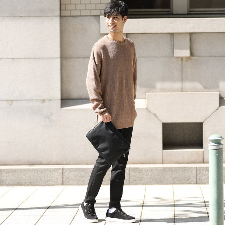 定番◇畦編みビッグニット◇ニット セーター メンズ[品番