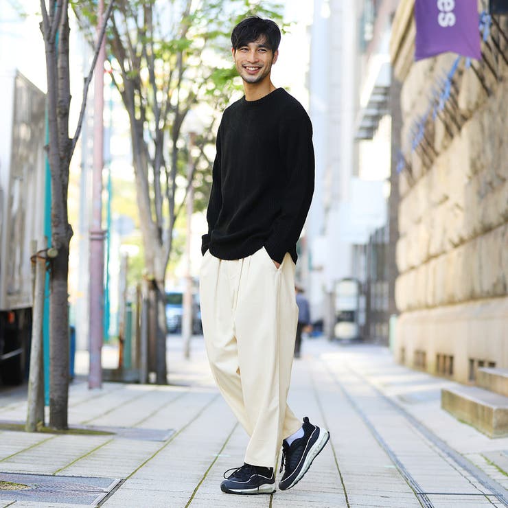 定番◇バルーンワイドパンツ◇ワイドパンツ メンズ きれいめ
