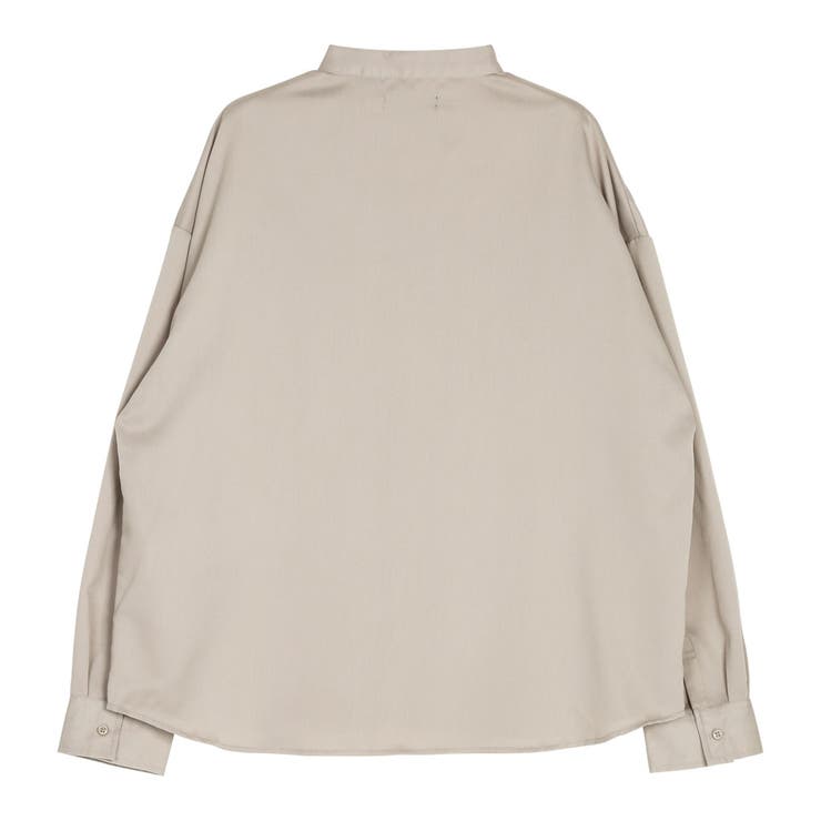 ◇TRロングバンドカラーシャツジャケット◇[品番：JG000012424