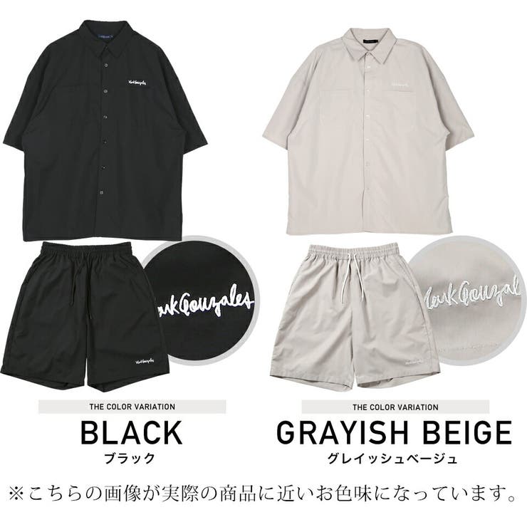 MARK GONZALES セットアップ　Mサイズ　半袖シャツ　ショーツ ◇Mark Gonzales 別注半袖シャツ＆ショーツセットアップ◇[品番