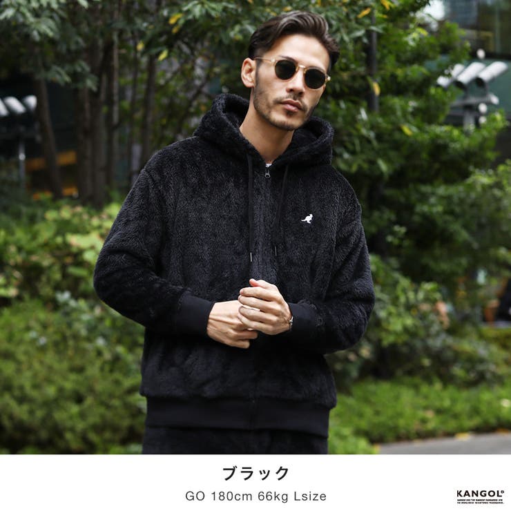 KANGOL(カンゴール)KANGOL ボアZIPパーカー[品番：JG000012988 