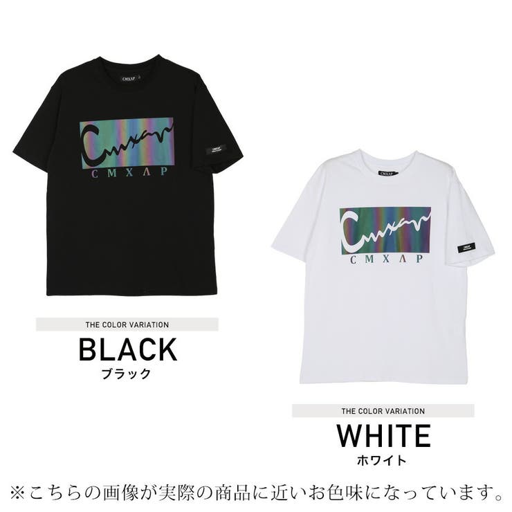 ◇CMXAP ボックスオーロラプリントTシャツ◇[品番：JG000012689