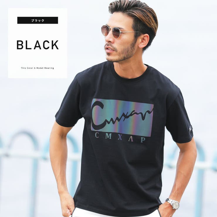 ◇CMXAP ボックスオーロラプリントTシャツ◇[品番：JG000012689