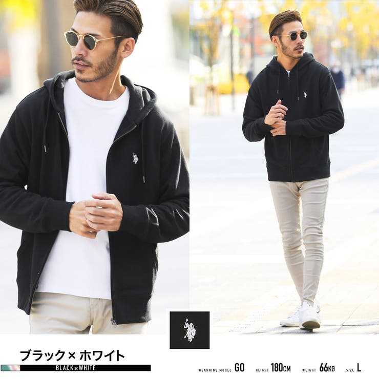 US.POLO ASSN. 別注 ZIPパーカー[品番：JG000013011]｜JIGGYS SHOP