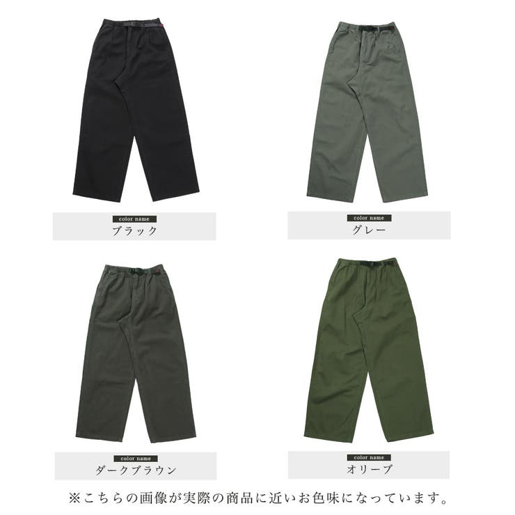 gramicci wide pants オリーブ　L gramicci wide pants オリーブ L