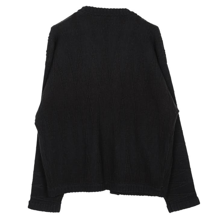 ジオメトリック プレーティングカーディガン | JIGGYS SHOP | 詳細画像4 