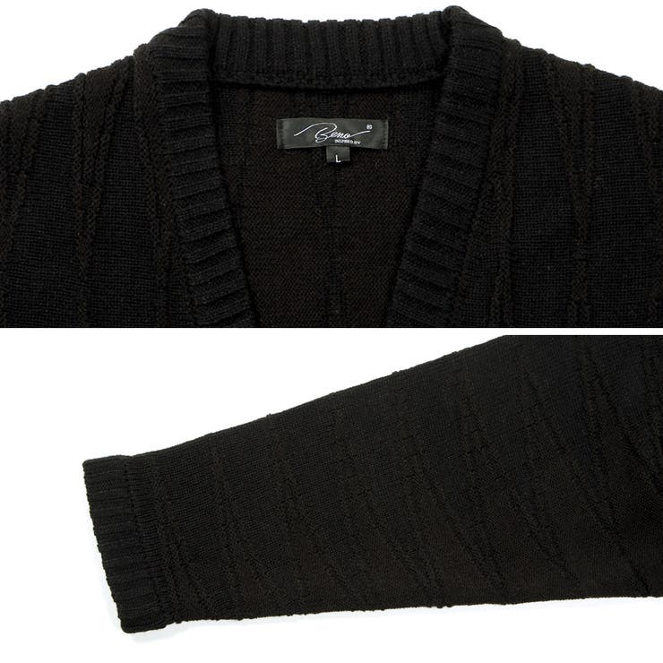 ジオメトリック プレーティングカーディガン | JIGGYS SHOP | 詳細画像5 