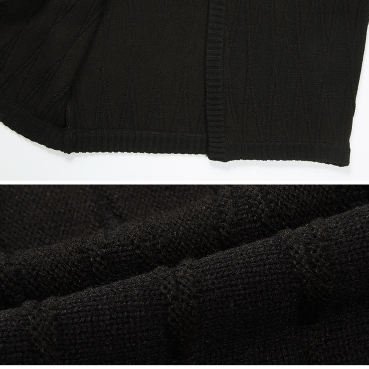 ジオメトリック プレーティングカーディガン | JIGGYS SHOP | 詳細画像6 