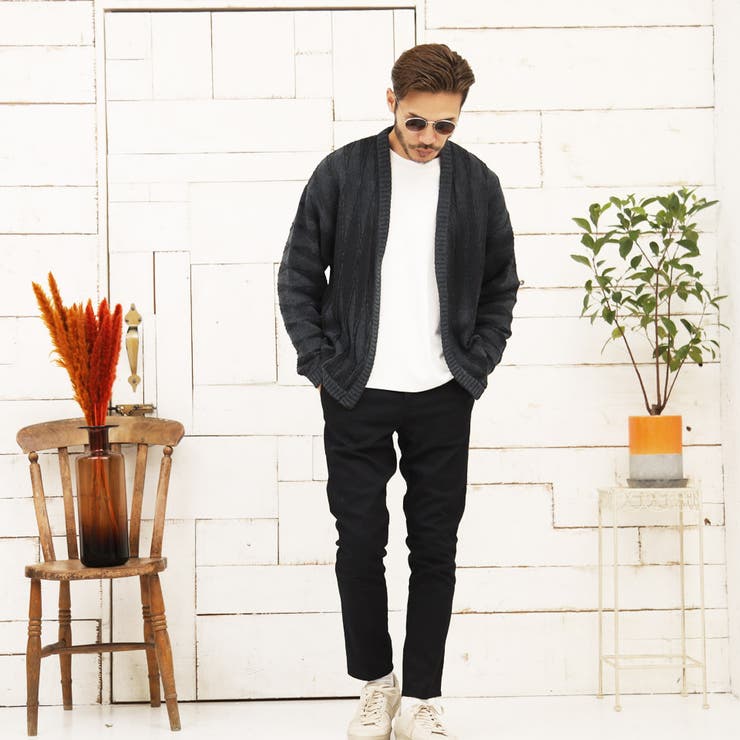 ジオメトリック プレーティングカーディガン | JIGGYS SHOP | 詳細画像9 