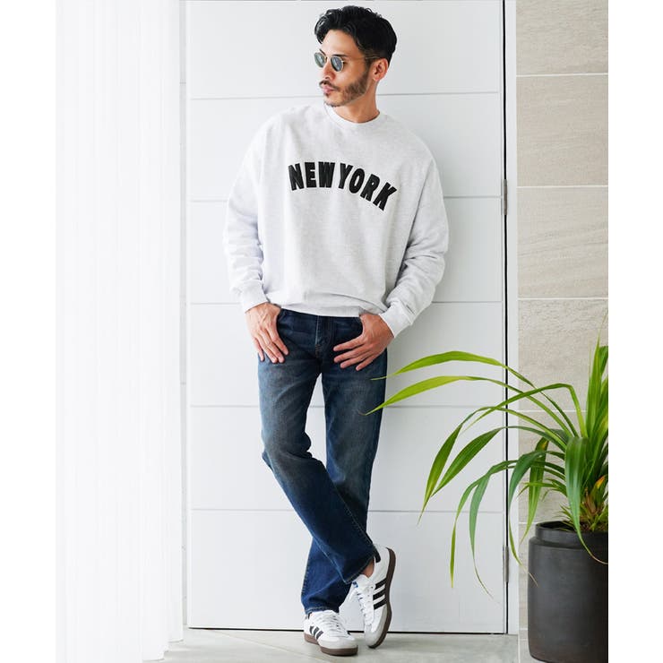 ◇「NEWYORK」カレッジロゴ トレーナー◇スウェット トレーナー[品番：JG000014242]｜JIGGYS  SHOP（ジギーズショップ）のメンズファッション通販｜SHOPLIST（ショップリスト）