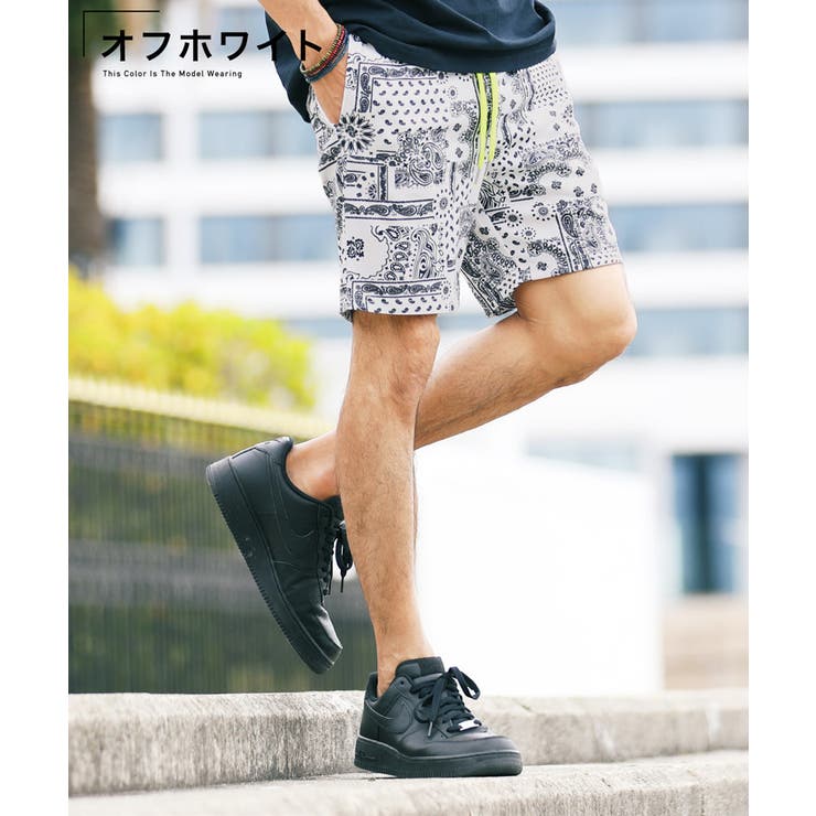 ペイズリーハーフショーツ[品番：JG000013268]｜JIGGYS SHOP（ジギーズ