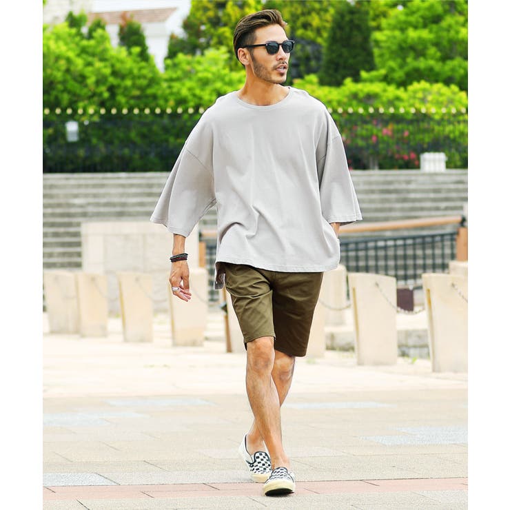 ショートパンツ 夏服 ストリート系 メンズ◇ツイルショート