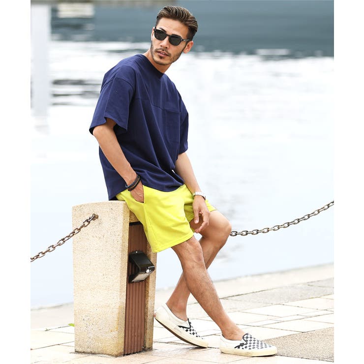 ショートパンツ メンズ 膝上 夏服 韓国◇裏毛ショーツ◇[品番