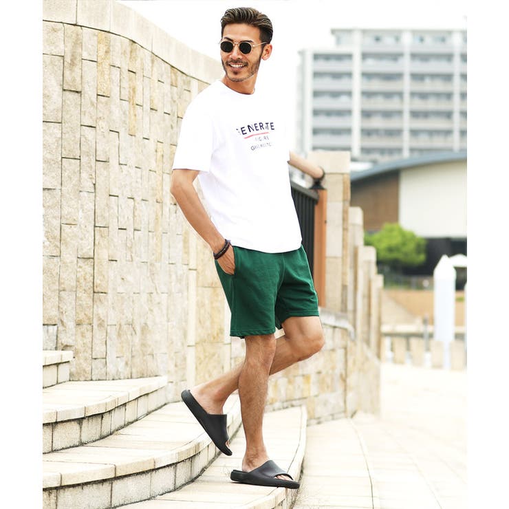 ショートパンツ メンズ 膝上 夏服 韓国◇裏毛ショーツ◇[品番