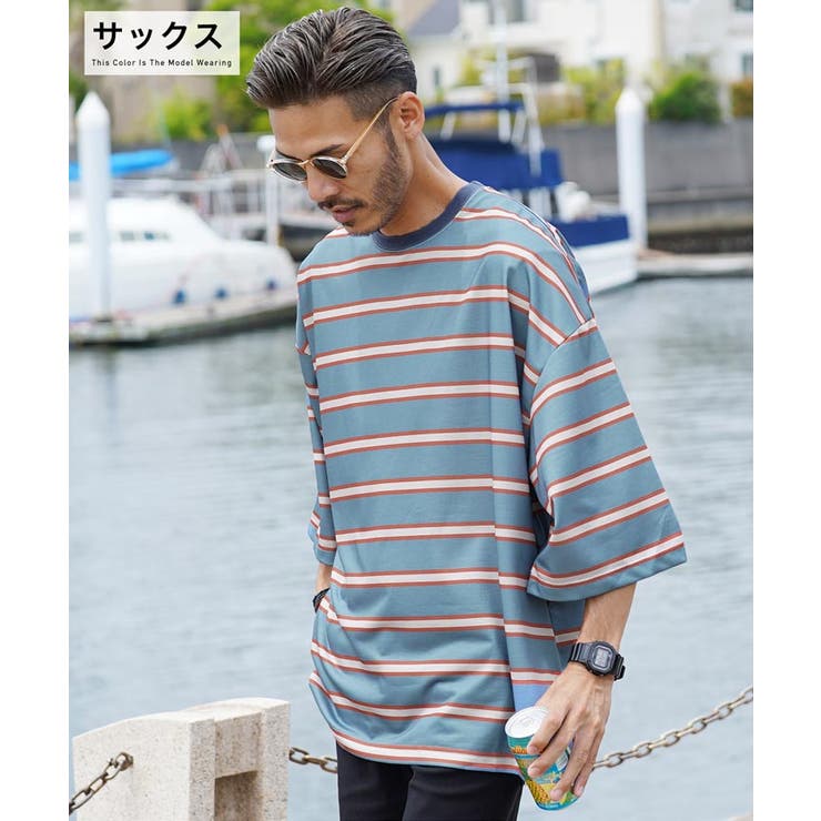 48 割引mオリジナル メンズ ミニボーダーtシャツ Tシャツ カットソー 七分 長袖 トップスm Urbanfarminginstitute Org