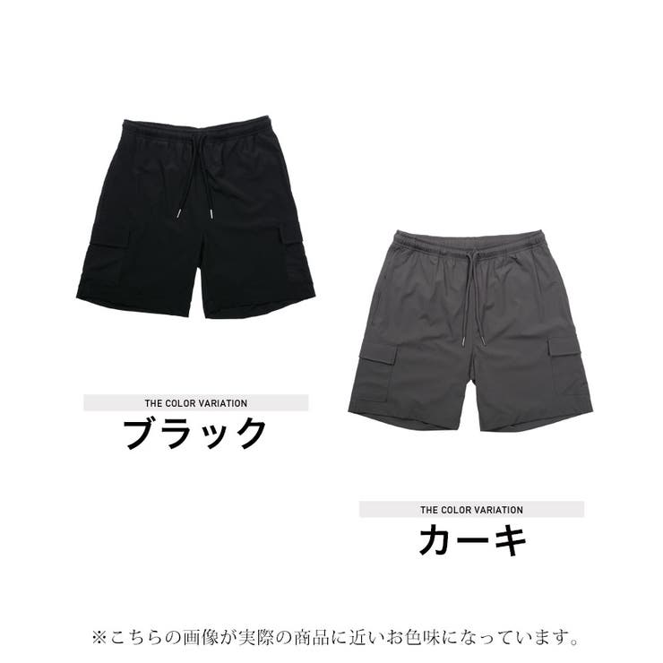 【R13】国内発送★カーゴショーツ ◇PUナイロンカーゴショーツ◇[品番：JG000013967]｜JIGGYS SHOP