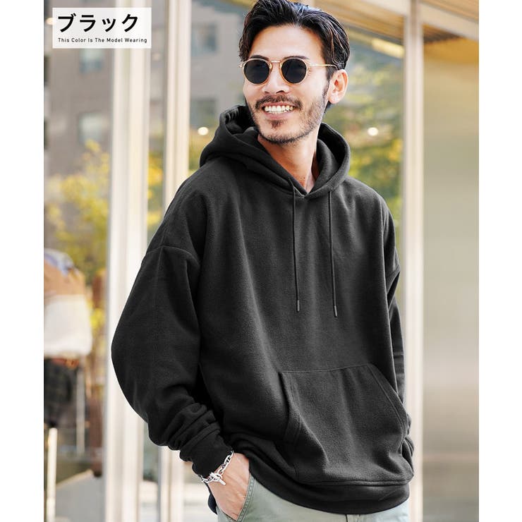 日本限定 ◇マイクロフリースプルパーカー◇[品番：JG000013674]｜JIGGYS ジャケット・アウター