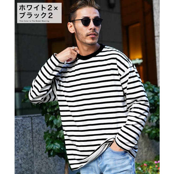 ◇ボーダーロンT◇[品番：JG000013824]｜JIGGYS SHOP（ジギーズ