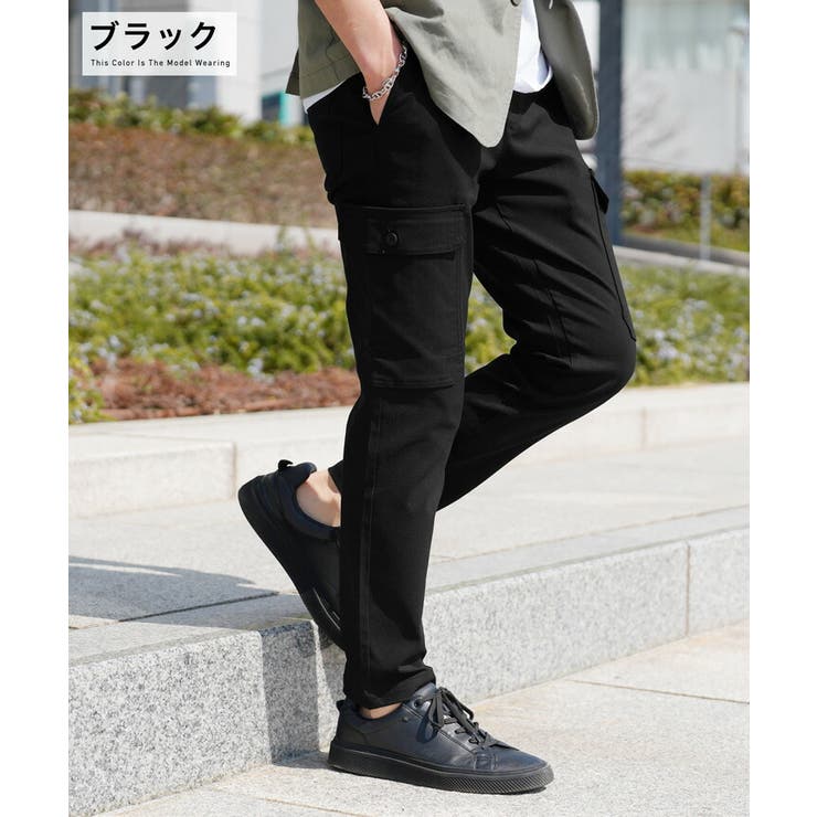 ブラック | ◆スーパーストレッチガーデニングカーゴ◆ | JIGGYS SHOP