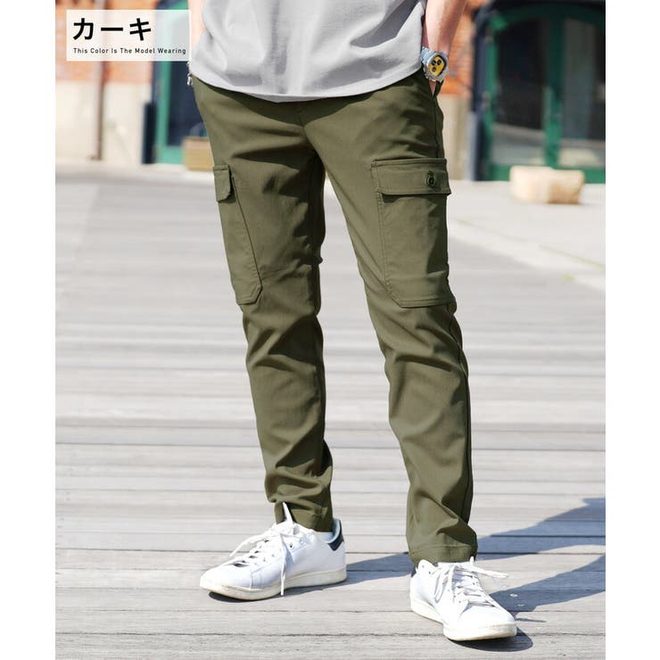 カーキ | ◆スーパーストレッチガーデニングカーゴ◆ | JIGGYS SHOP