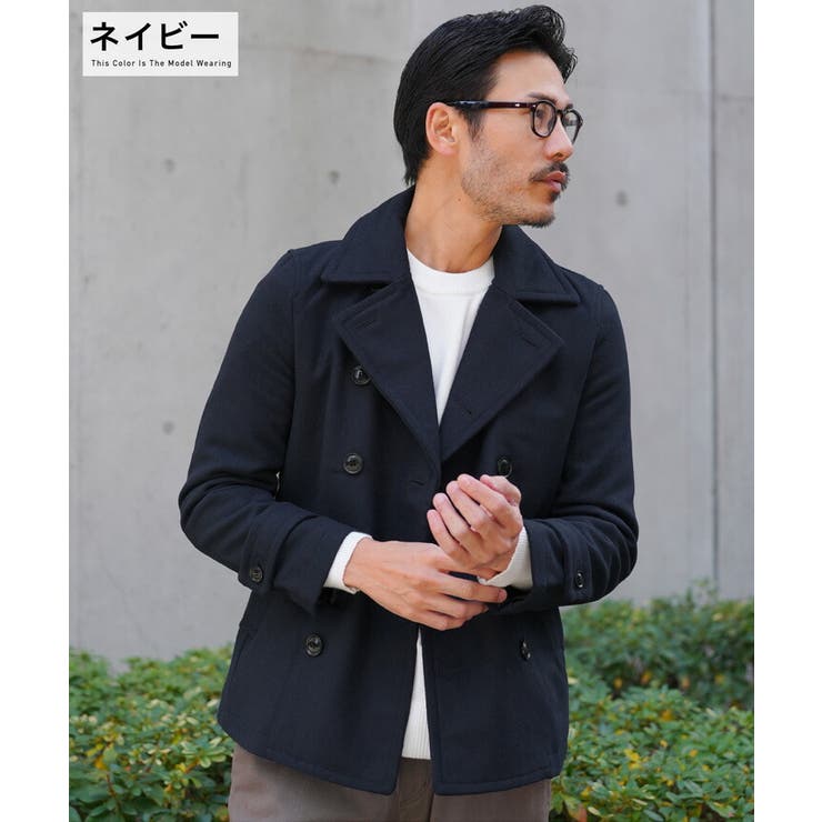 ◇メルトンショートPコート◇ ピーコート Pコート[品番：JG000014446