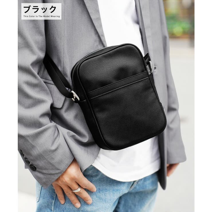U FEELS POCKET ショルダーバッグ / BLACK ショルダーバッグ メンズ イケオジ ファッション クラッチバッグ