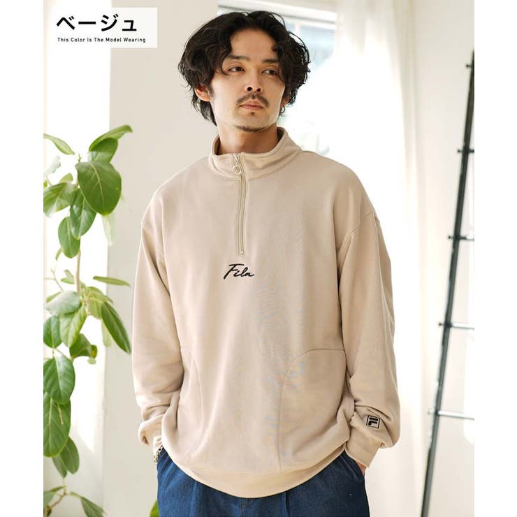 ◇FILA(フィラ)FILA ハーフジップカットソー◇[品番：JG000013752