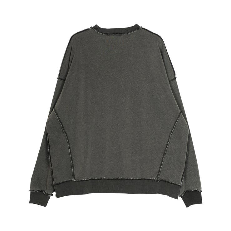 ◇裏毛インディゴ染め アウトステッチトレーナー◇[品番：JG000013817