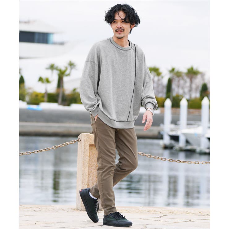 soyy. グレー スウェット スウィッチング トレーナー SWITCHING TRAINER – soyy.online