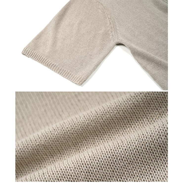 ◇綿麻サマーニット カーディガン 半袖 ◇[品番：JG000013885]｜JIGGYS