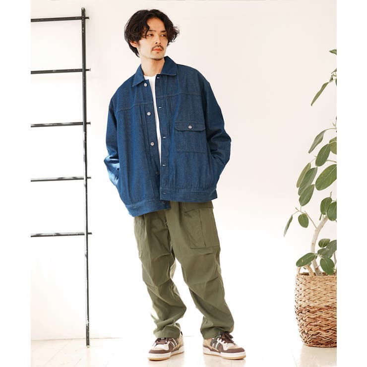 ◇カバーオール 10oz ライトオンスデニム リラックスジャケット