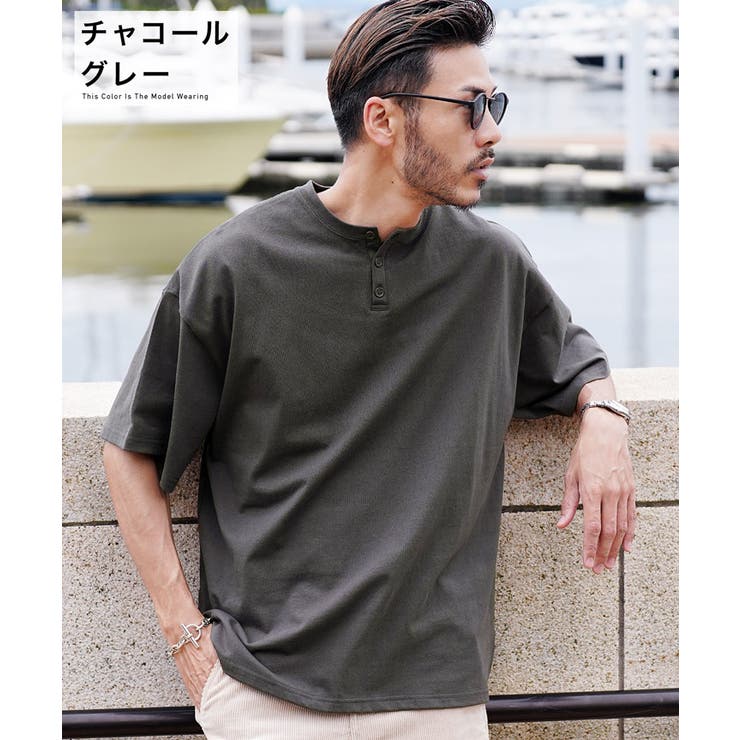 ◆USAコットンヘンリーネックTシャツ◆