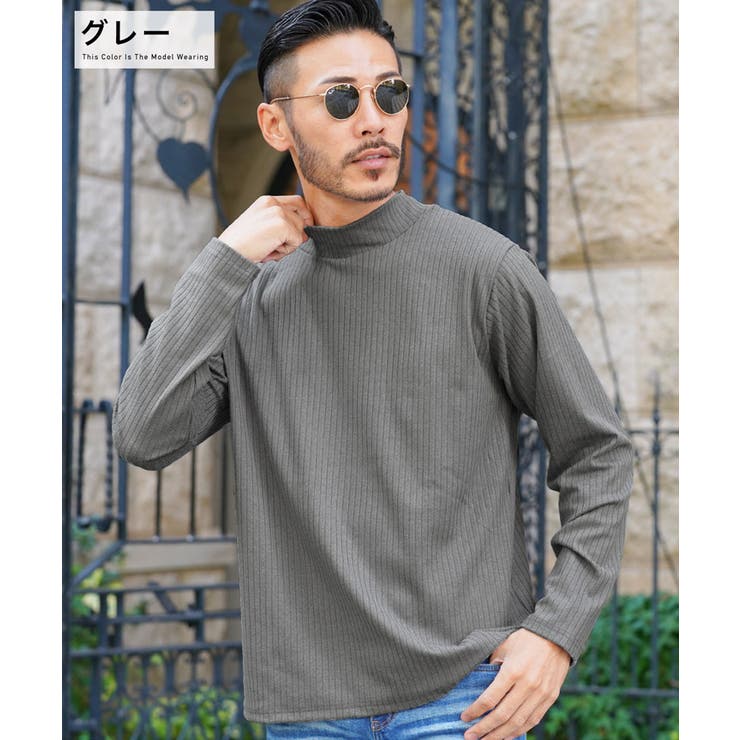 ◇モックネックロンT◇ロンT メンズ Tシャツ[品番：JG000014162