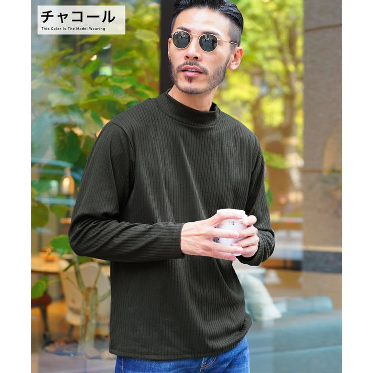 ◇モックネックロンT◇ロンT メンズ Tシャツ[品番：JG000014162