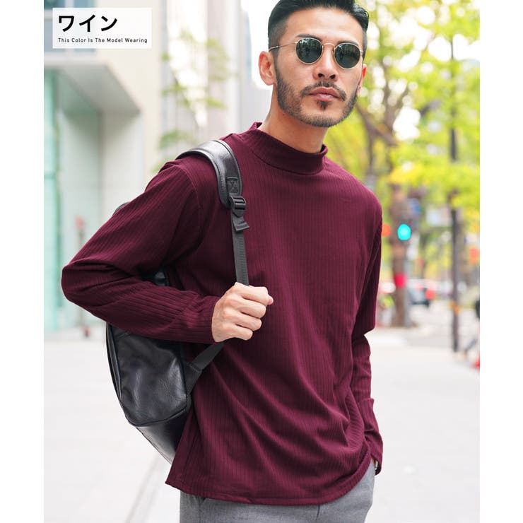 ◇モックネックロンT◇ロンT メンズ Tシャツ[品番：JG000014162