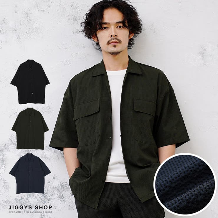 ◇カットシアサッカーシャツ◇[品番：JG000013939]｜JIGGYS SHOP