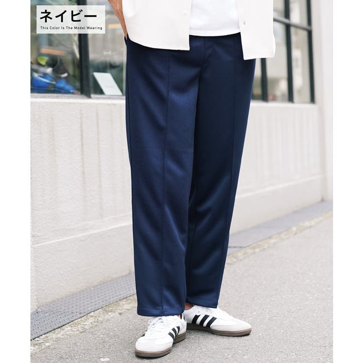 ◇センタープレス ジャージスラックス◇ストレッチ イージーパンツ[品番：JG000014296]｜JIGGYS  SHOP（ジギーズショップ）のメンズファッション通販｜SHOPLIST（ショップリスト）