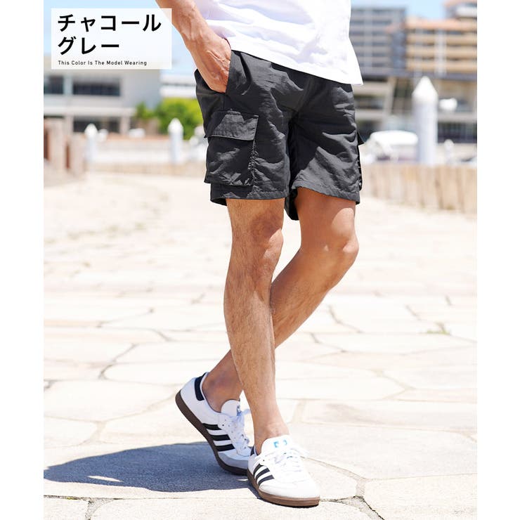 ◇ナイロン カーゴショートパンツ◇ハーフパンツ カーゴパンツ
