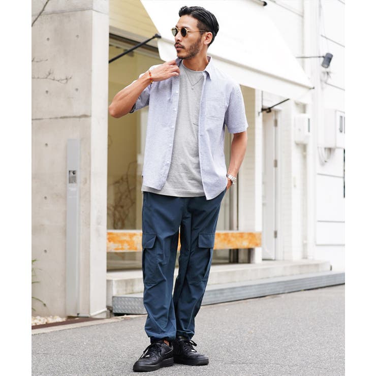 ◇ポリタフタ バルーンカーゴパンツ◇カーゴパンツ メンズ[品番